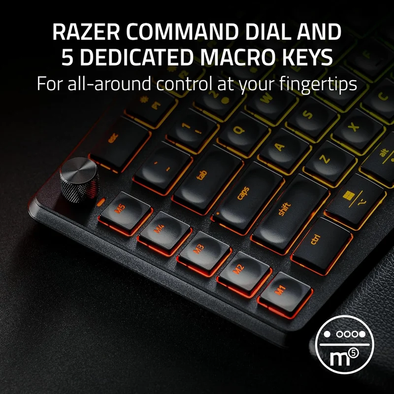 Razer Pro Type Ergo Wireless Split Ergonomic RGB Keyboard (Black)