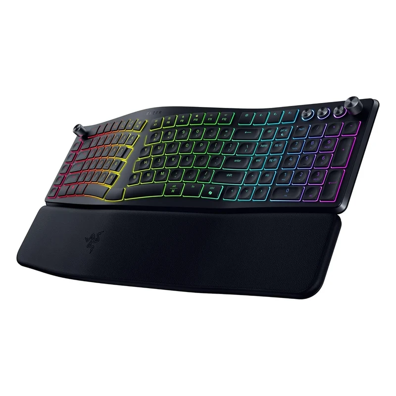 Razer Pro Type Ergo Wireless Split Ergonomic RGB Keyboard (Black)