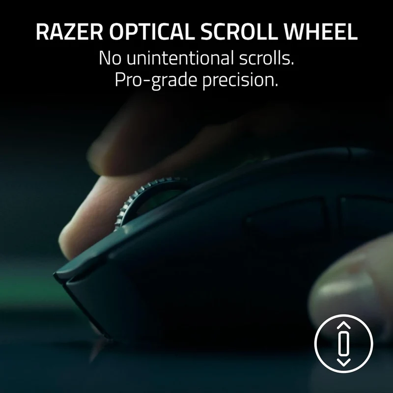 Razer DeathAdder V4 Pro Ultra-lightweight Ergonomic Wireless Esports Gaming Mouse with Razer Optical Scroll Wheel (NiKo Ed.)