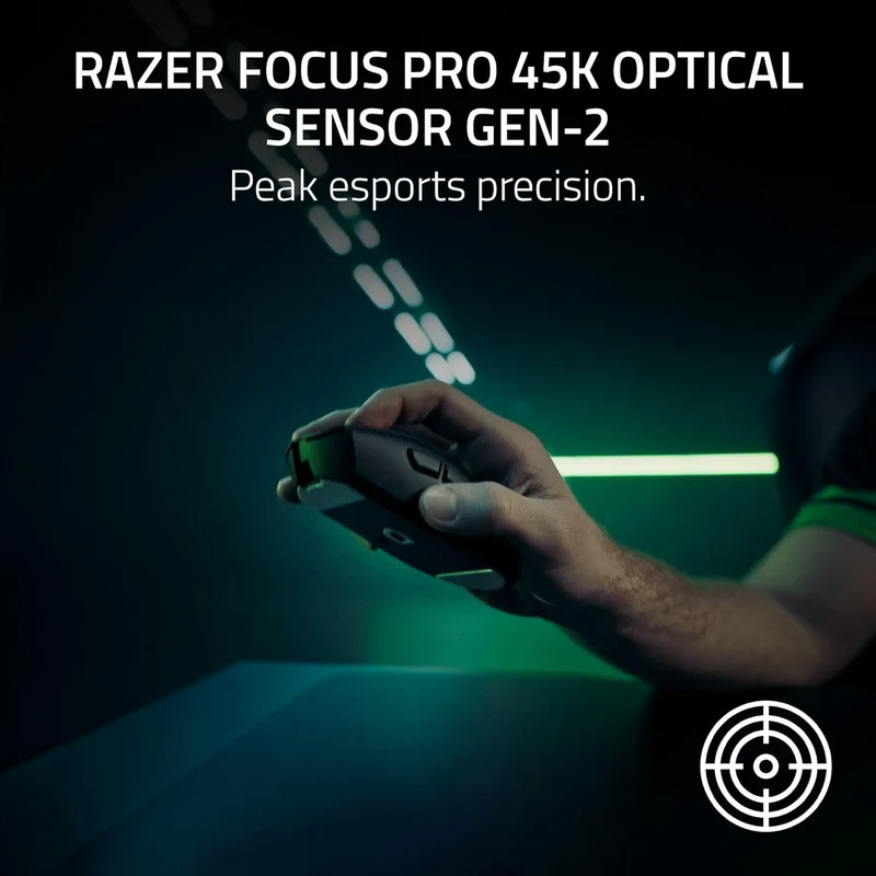 Razer DeathAdder V4 Pro Ultra-lightweight Ergonomic Wireless Esports Gaming Mouse with Razer Optical Scroll Wheel (NiKo Ed.)