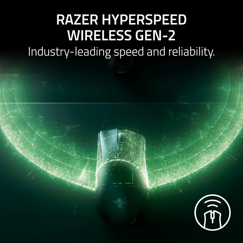 Razer DeathAdder V4 Pro Ultra-lightweight Ergonomic Wireless Esports Gaming Mouse with Razer Optical Scroll Wheel (NiKo Ed.)