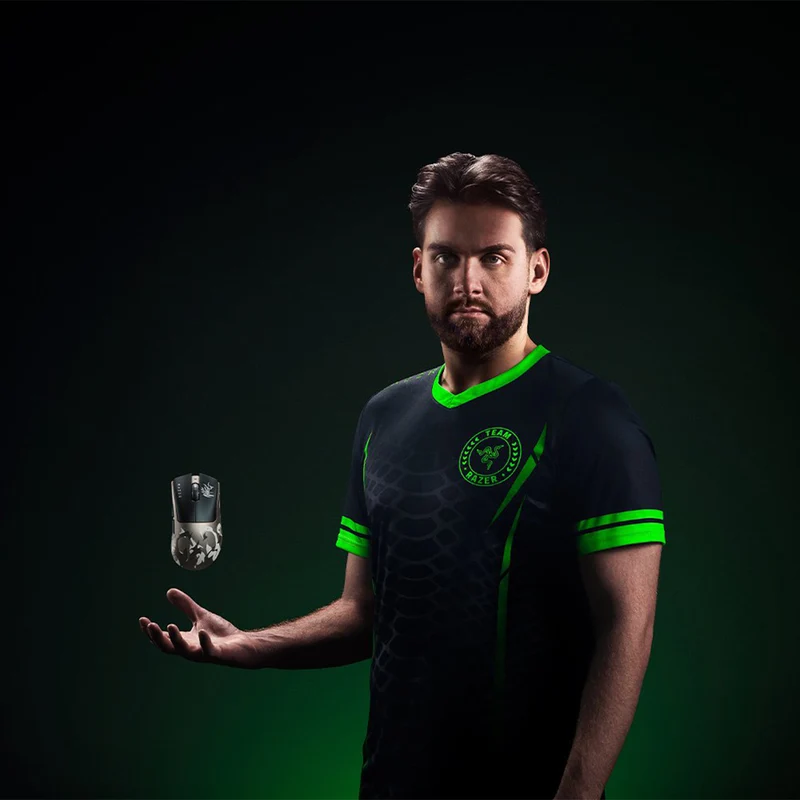 Razer DeathAdder V4 Pro Ultra-lightweight Ergonomic Wireless Esports Gaming Mouse with Razer Optical Scroll Wheel (NiKo Ed.)