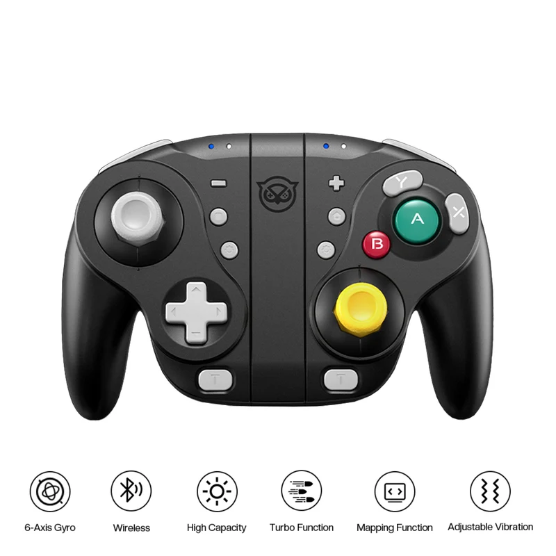 NYXI Wizard Wireless Joy-Pad for Nintendo Switch/Nintendo Switch Lite/Nintendo Switch OLED (Black Style) (SJ01BK)