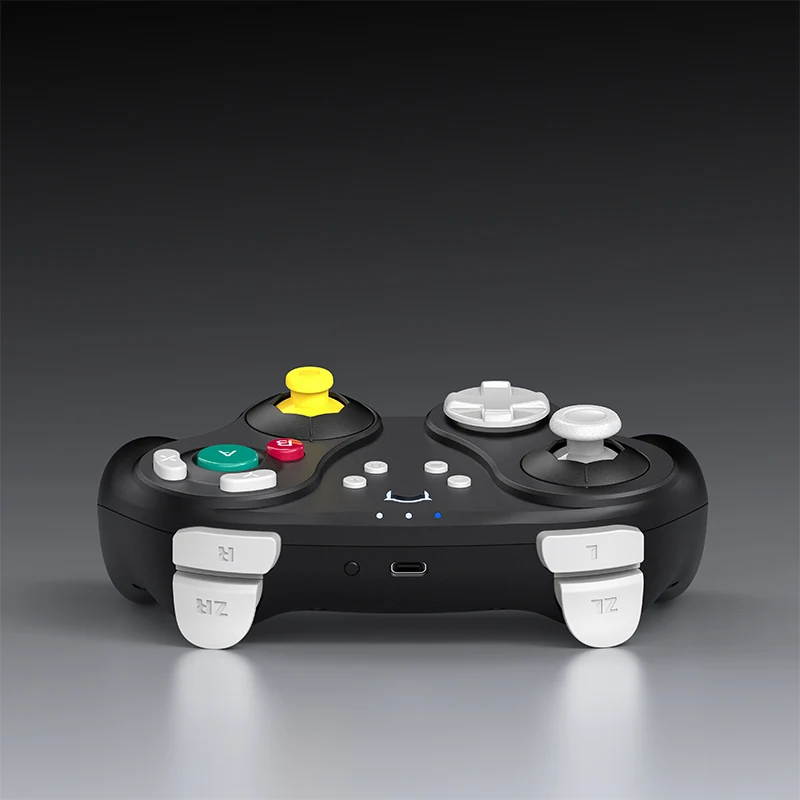 NYXI Warrior Bluetooth Controller for NGC/Nintendo Switch/Wii/Windows (Black Style, Spice Orange, Purple Style)