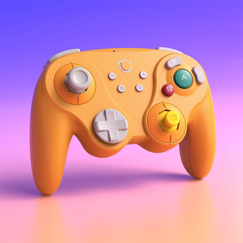 NYXI Warrior Bluetooth Controller for NGC/Nintendo Switch/Wii/Windows (Black Style, Spice Orange, Purple Style)