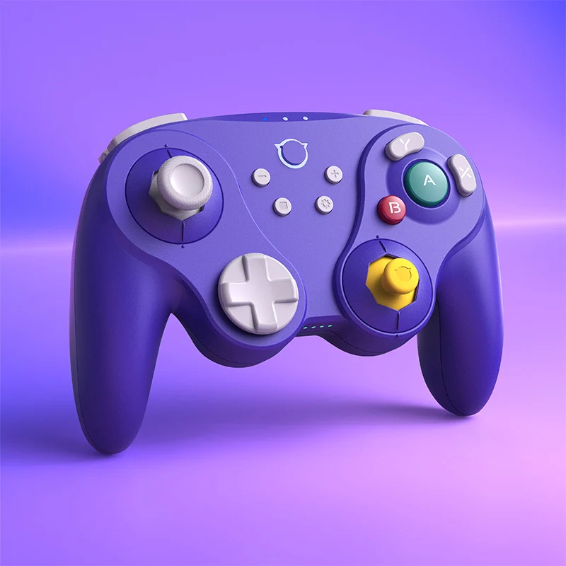 NYXI Warrior Bluetooth Controller for NGC/Nintendo Switch/Wii/Windows (Black Style, Spice Orange, Purple Style)