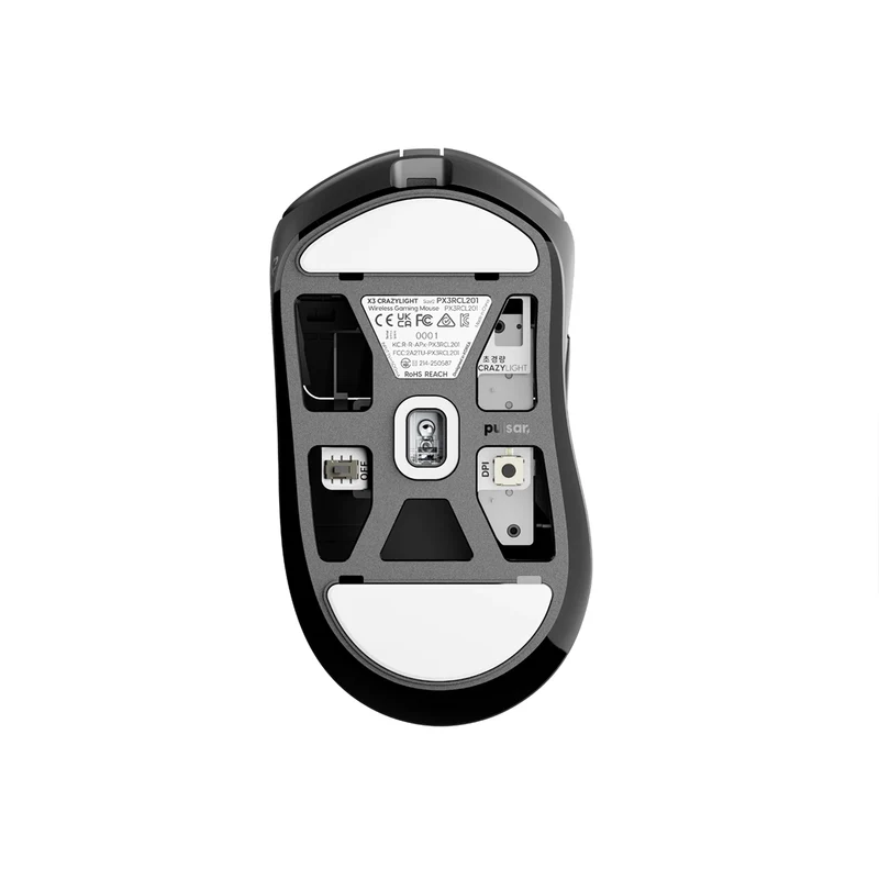 Pulsar X3 CrazyLight 8K Polling Rate eSports Gaming Mouse Size 2 (Jet Black, Uyuni White, Desert)
