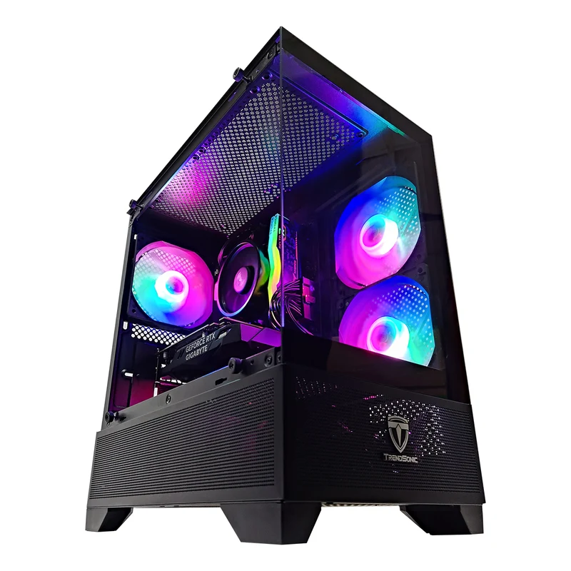 Alpha Eris TG Desktop Black Gaming PC | AMD Ryzen 5 5500 | 16GB RAM | 512GB SSD | RTX 3050 | Windows 11 Pro
