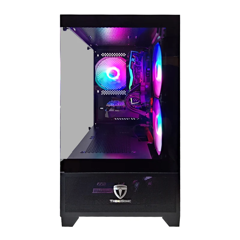 Alpha Eris TG Desktop Black Gaming PC | AMD Ryzen 5 5500 | 16GB RAM | 512GB SSD | RTX 3050 | Windows 11 Pro
