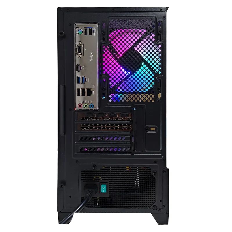 Alpha Eris TG Desktop Black Gaming PC | AMD Ryzen 5 5500 | 16GB RAM | 512GB SSD | RTX 3050 | Windows 11 Pro