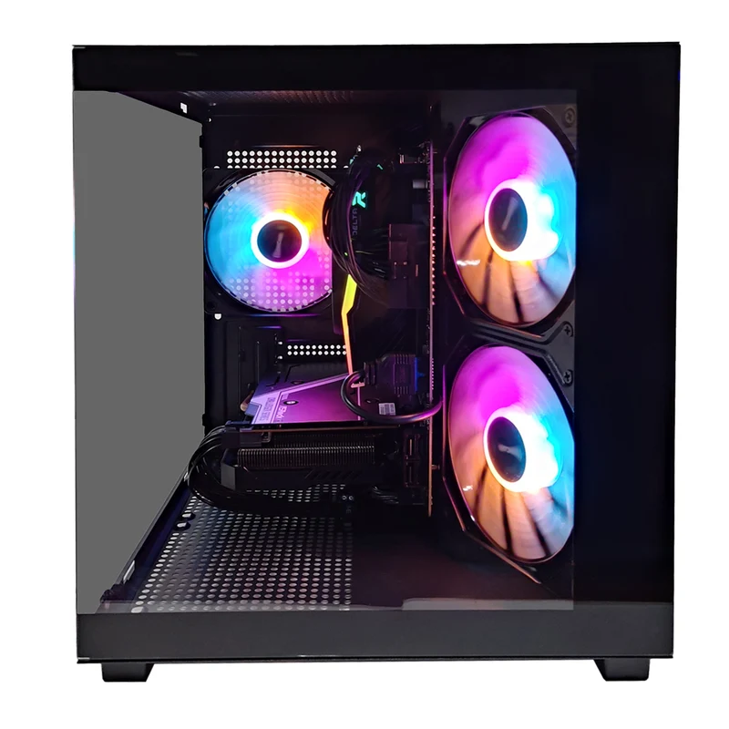 Alpha Apollo A275 Black Desktop Gaming PC | AMD Ryzen 5 5600XT | 8GB RAM | 500GB SSD | RX 6600 XT | Windows 11 Pro