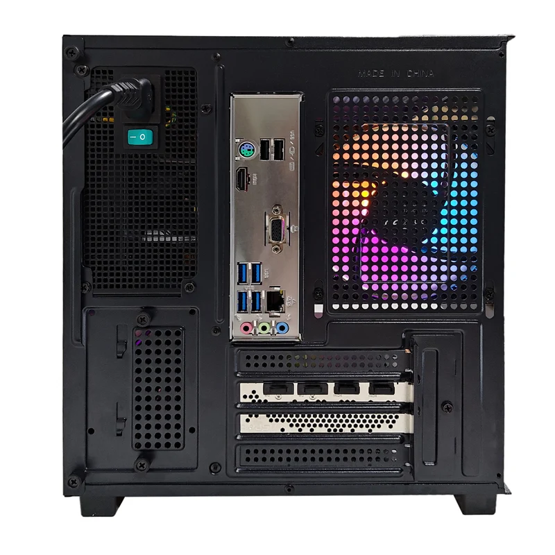 Alpha Apollo A275 Black Desktop Gaming PC | AMD Ryzen 5 5600XT | 8GB RAM | 500GB SSD | RX 6600 XT | Windows 11 Pro