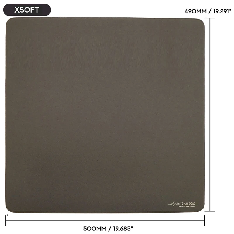 Artisan Ninja FX Type-99 Gaming Mousepad - Gray (XSOFT, SOFT, MID) (L, XL, XXL)