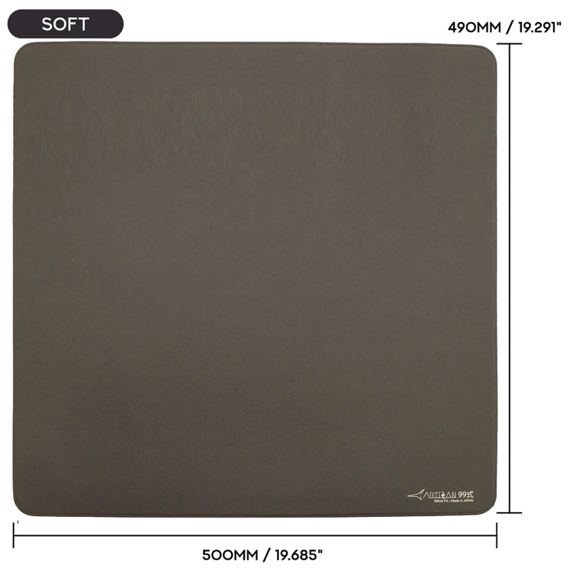 Artisan Ninja FX Type-99 Gaming Mousepad - Gray (XSOFT, SOFT, MID) (L, XL, XXL)