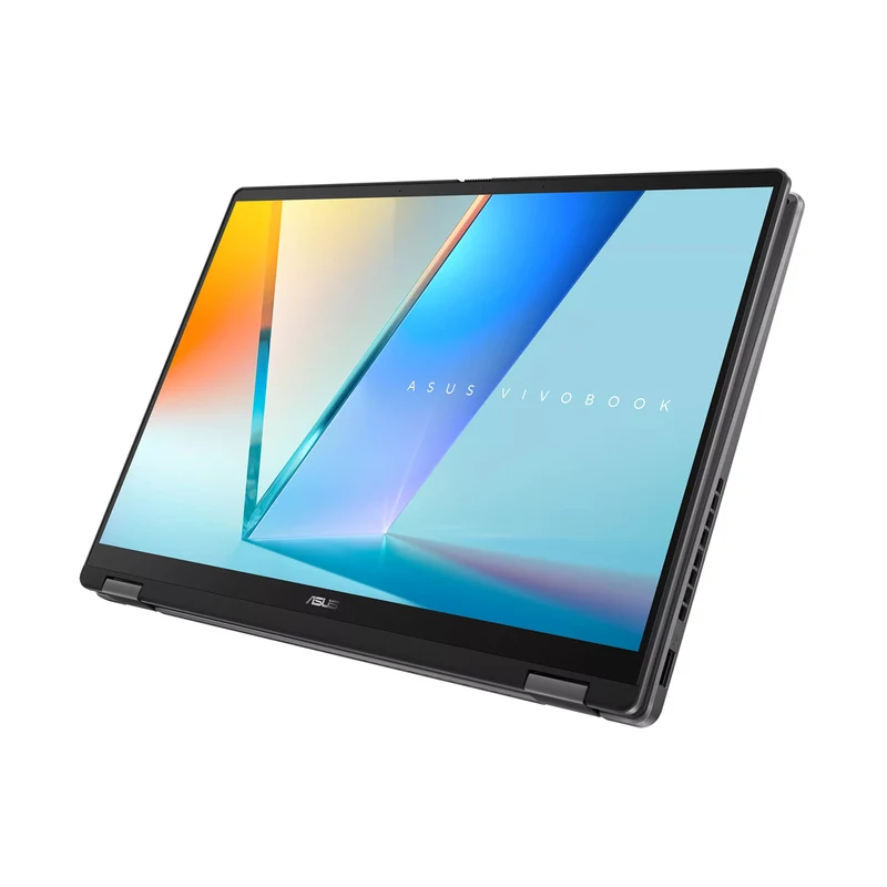 ASUS Vivobook 14 Flip TP3407SA-SG167WSM Laptop (Matte Gray) | 14" WUXGA (1920x1200) OLED | Core Ultra 5 226V | 16GB RAM | 512GB SSD | Intel Arc Graphics | Windows 11 Home | MS Office Home 2024 + MS 365 Basic + ASUS AP4600 Backpack