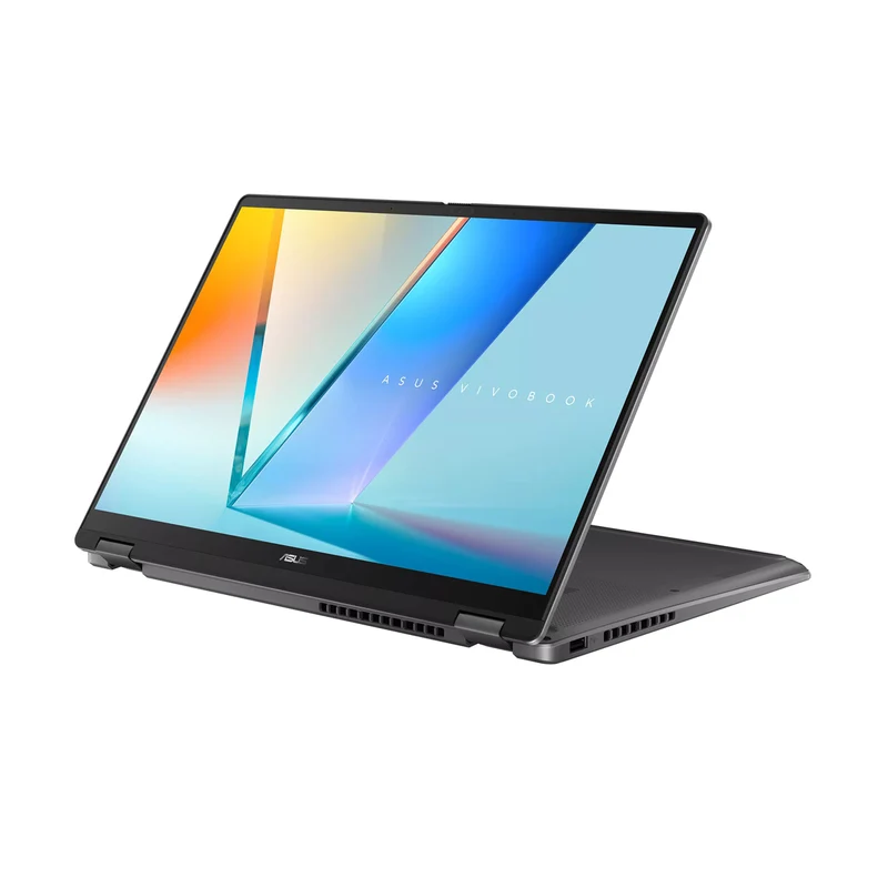 ASUS Vivobook 14 Flip TP3407SA-SG167WSM Laptop (Matte Gray) | 14" WUXGA (1920x1200) OLED | Core Ultra 5 226V | 16GB RAM | 512GB SSD | Intel Arc Graphics | Windows 11 Home | MS Office Home 2024 + MS 365 Basic + ASUS AP4600 Backpack