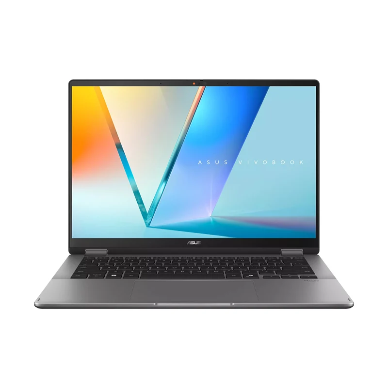 ASUS Vivobook 14 Flip TP3407SA-SG229WSM Laptop (Matte Gray) | 14" WUXGA (1920x1200) OLED | Core Ultra 7 256V | 16GB RAM | 1TB SSD | Intel Arc Graphics | Windows 11 Home | MS Office Home 2024 + MS 365 Basic + ASUS AP4600 Backpack