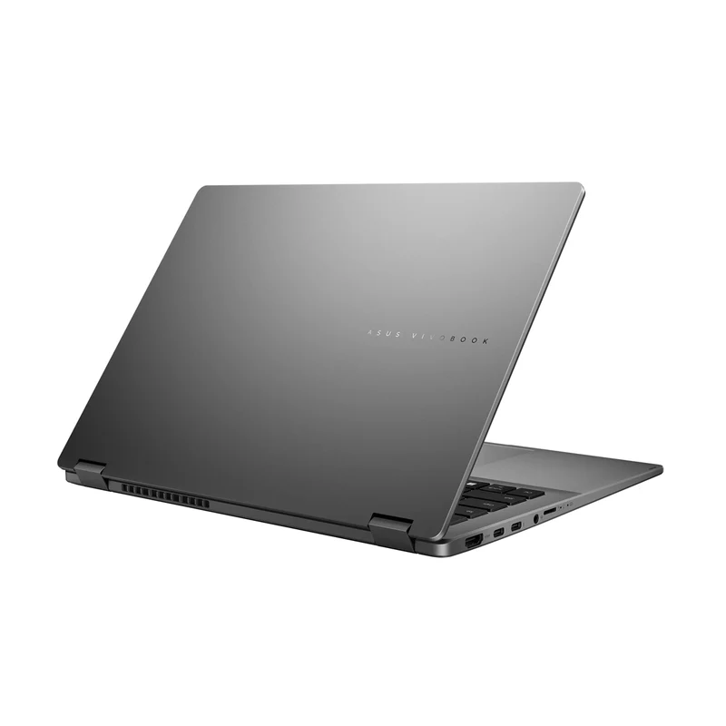 ASUS Vivobook 14 Flip TP3407SA-SG229WSM Laptop (Matte Gray) | 14" WUXGA (1920x1200) OLED | Core Ultra 7 256V | 16GB RAM | 1TB SSD | Intel Arc Graphics | Windows 11 Home | MS Office Home 2024 + MS 365 Basic + ASUS AP4600 Backpack