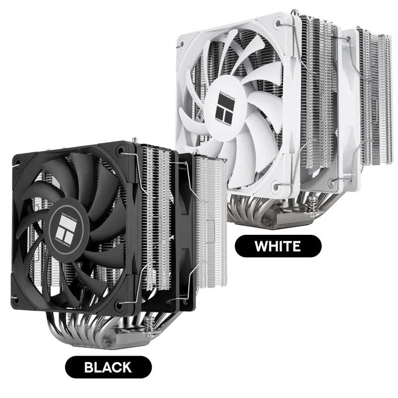 Thermalright Royal Knight 120 SE Premium CPU Air Cooler (Black, White)