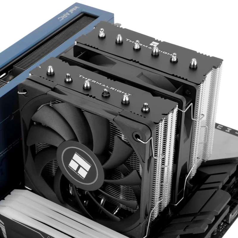 Thermalright Royal Knight 120 SE Premium CPU Air Cooler (Black, White)