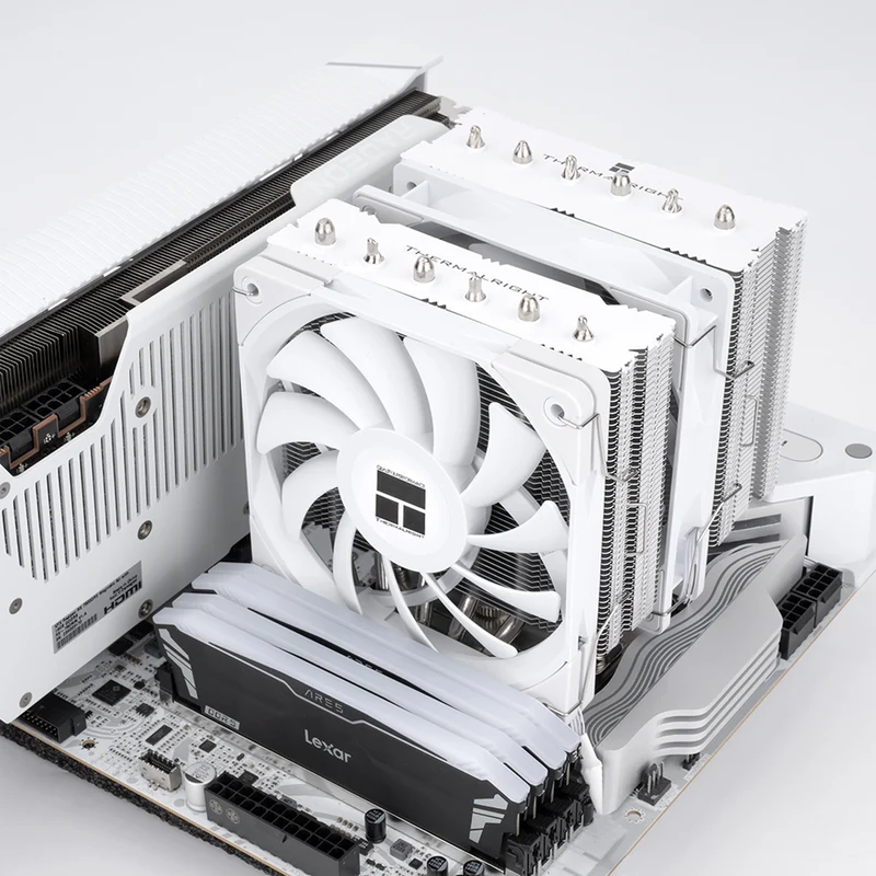 Thermalright Royal Knight 120 SE Premium CPU Air Cooler (Black, White)