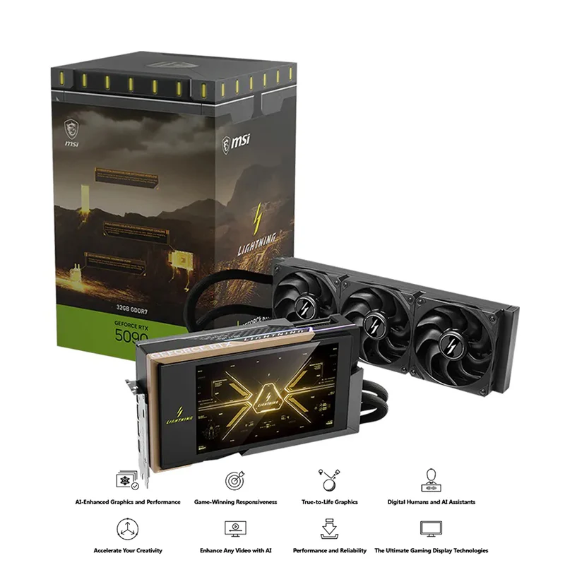 MSI Geforce RTX 5090 32GB Lightning Z GDDR7 Graphics Card