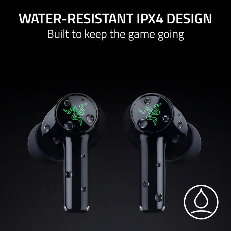 Razer Hammerhead V3 HyperSpeed Wireless Multi-Platform ANC Gaming Earbuds (Black)
