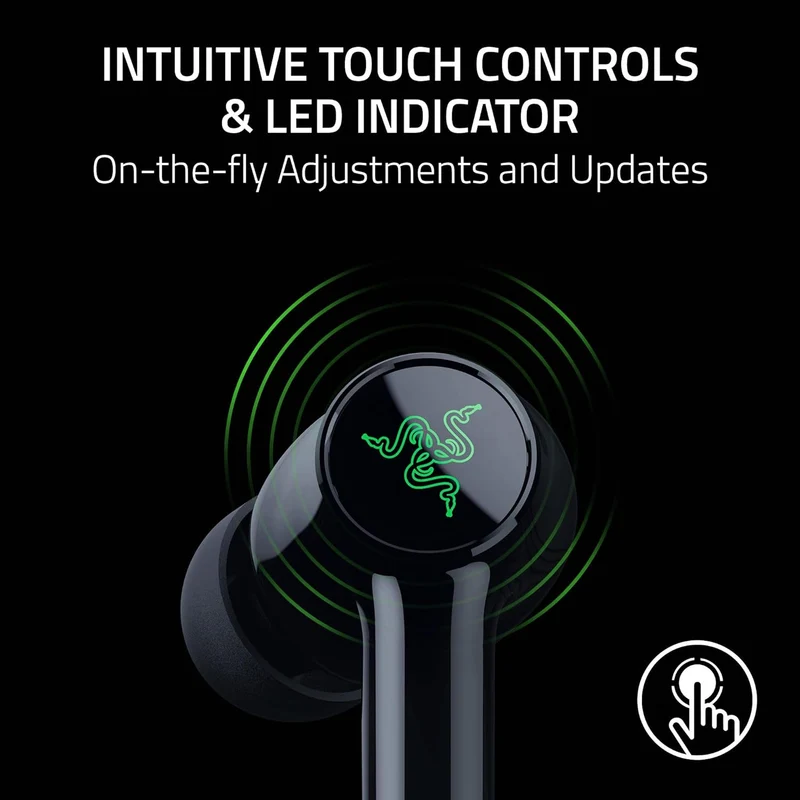 Razer Hammerhead V3 X HyperSpeed Wireless Multi-Platform Gaming Earbuds (Black)