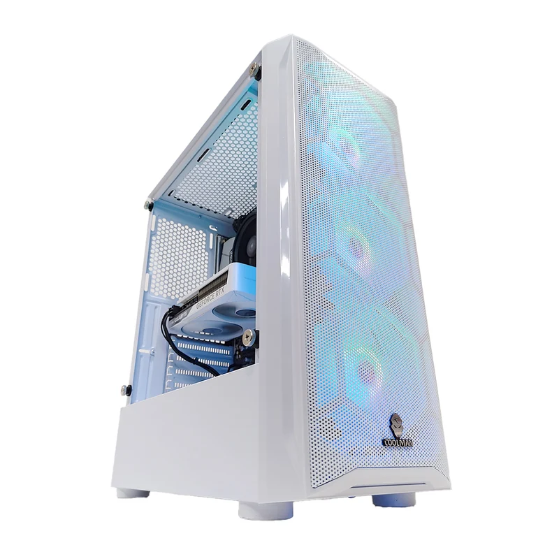 Sigma Aurora White Desktop Gaming PC | AMD Ryzen 5 5600 | 16GB RAM | 512GB SSD | RTX 5060 | Windows 11 Pro