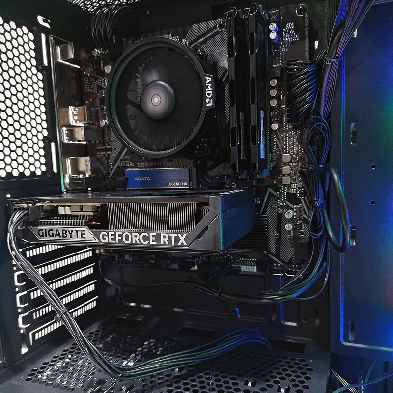 Sigma Aurora Black Desktop Gaming PC | AMD Ryzen 5 5600 | 16GB RAM | 512GB SSD | RTX 5060 | Windows 11 Pro
