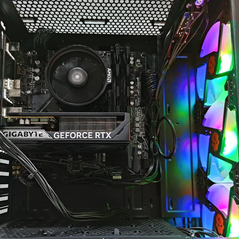 Sigma Aurora Black Desktop Gaming PC | AMD Ryzen 5 5600 | 16GB RAM | 512GB SSD | RTX 5060 | Windows 11 Pro