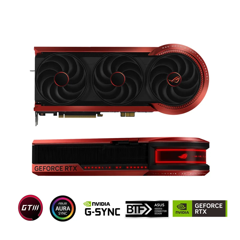 ASUS ROG Matrix Platinum GeForce RTX 5090 32GB GDDR7 Graphics Card - 30th Anniversary Edition