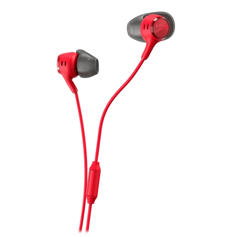 HyperX Cloud Earbuds III with Built-In Mic (Black, Red) (BN7R9AA, BN7S0AA)