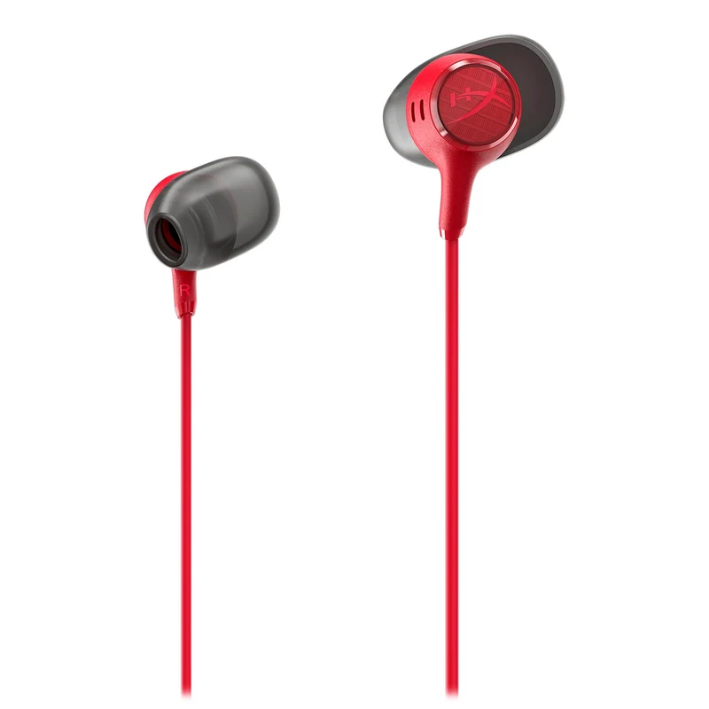 HyperX Cloud Earbuds III with Built-In Mic (Black, Red) (BN7R9AA, BN7S0AA)