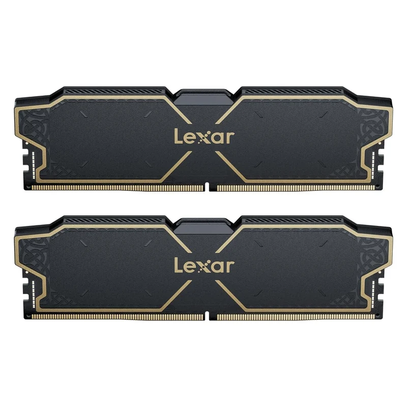 Lexar Thor DDR5 OC 32GB (2x16GB) 6000MT/s CL36 1.4V 288-Pin U-Dimm Dual Pack Desktop Memory (Black) (LD5U16G60C36LG-RGD)