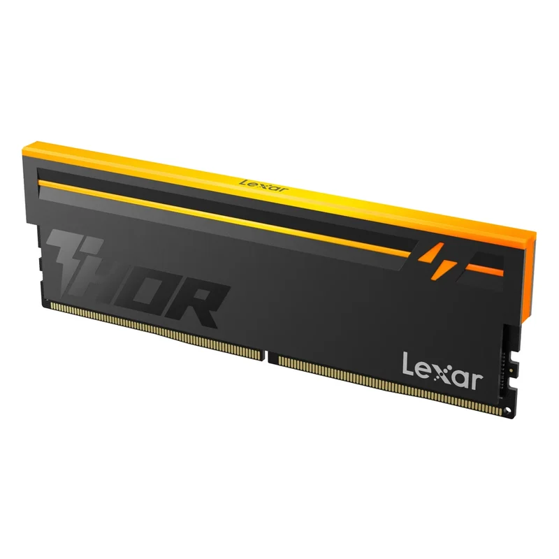 Lexar Thor RGB 2nd Gen DDR5 32GB (2x16GB) 6000MT/s CL38 1.35V 288-Pin U-Dimm Dual Pack Desktop Memory (Black) (LD5U16G60C38BV-RGD)
