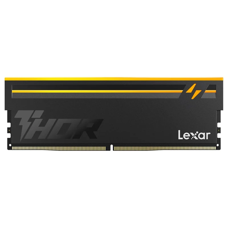 Lexar Thor RGB 2nd Gen DDR5 32GB (2x16GB) 6000MT/s CL38 1.35V 288-Pin U-Dimm Dual Pack Desktop Memory (Black) (LD5U16G60C38BV-RGD)