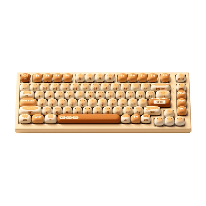 Akko 5087 V3 Bun Wonderland Multi-Mode RGB Hot-Swappable Mechanical Keyboard (Akko V3 Piano Pro Switch)