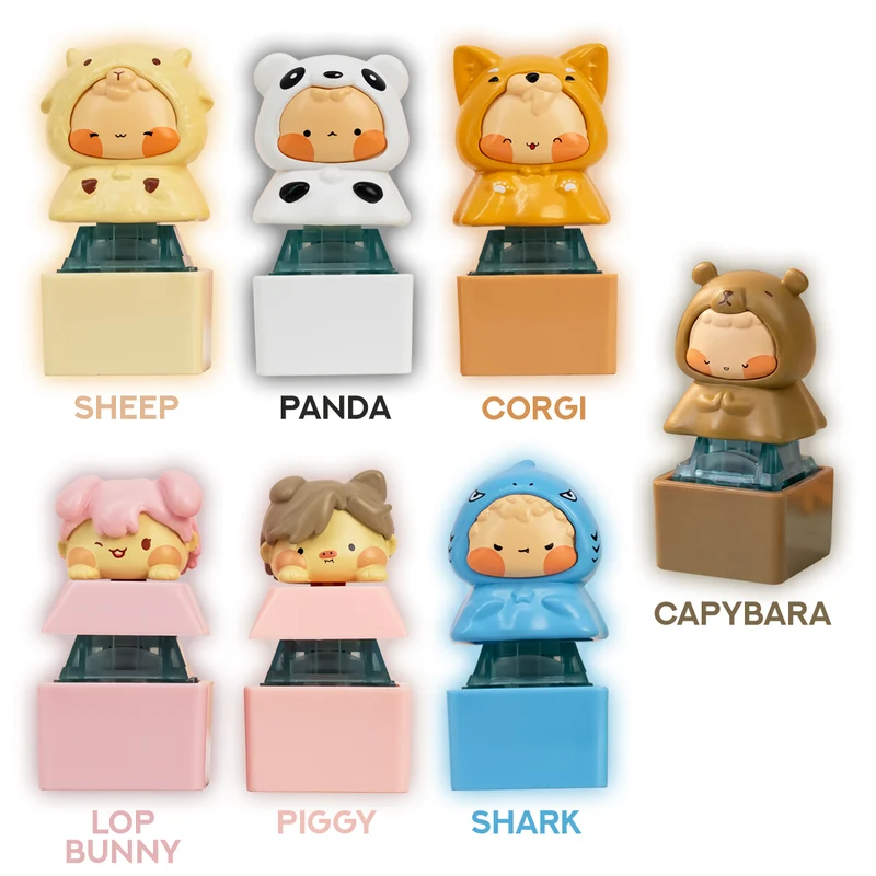 Akko Single Switch Tester (Sheep Keycap, Panda Keycap, Capybara Keycap, Corgi Keycap, Lop Bunny Keycap, Piggy Keycap, Shark Keycap)