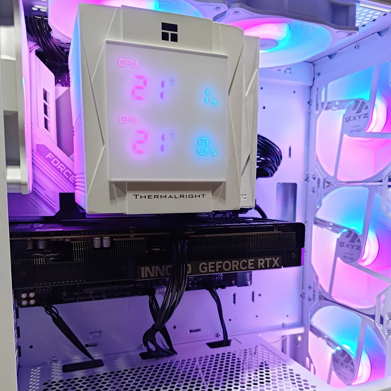 Aurora Airone 100 White Desktop Gaming PC | AMD Ryzen 7 8700F | 16GB RAM | 1TB SSD| RTX 5060 TI | Windows 11 Pro