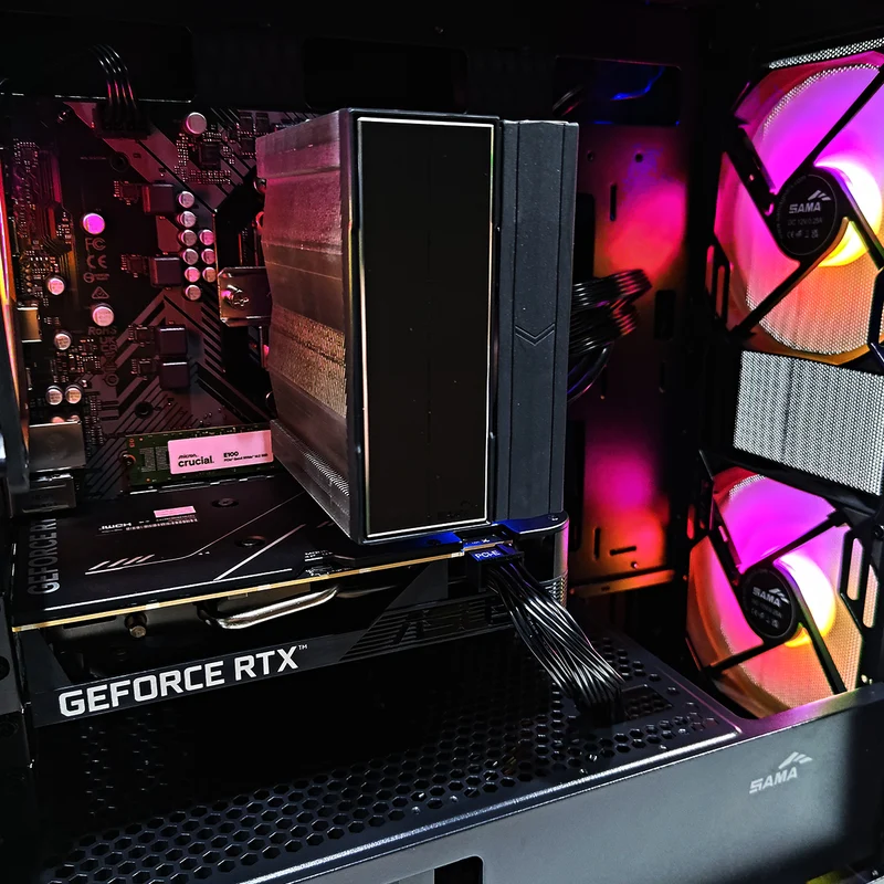 Sigma S30 Black Desktop Gaming PC | AMD Ryzen 5 7500F | 16GB RAM | 1TB SSD | RTX 5050 | Windows 11 Pro