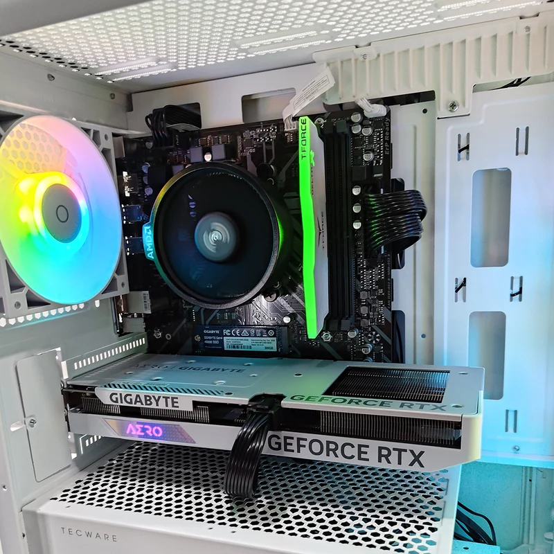 Alpha NEO M2 White Desktop Gaming PC | AMD Ryzen 5 5500 | 8GB RAM | 500GB SSD | RTX 4060 | Windows 11 Pro