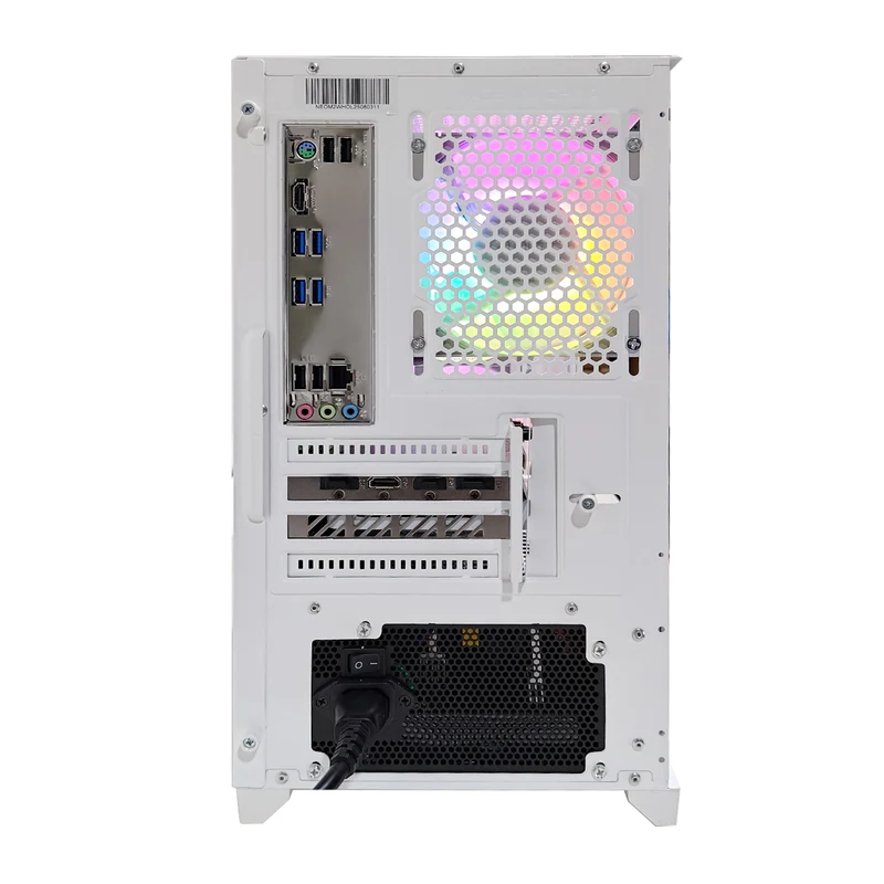 Alpha NEO M2 White Desktop Gaming PC | AMD Ryzen 5 5500 | 8GB RAM | 500GB SSD | RTX 4060 | Windows 11 Pro