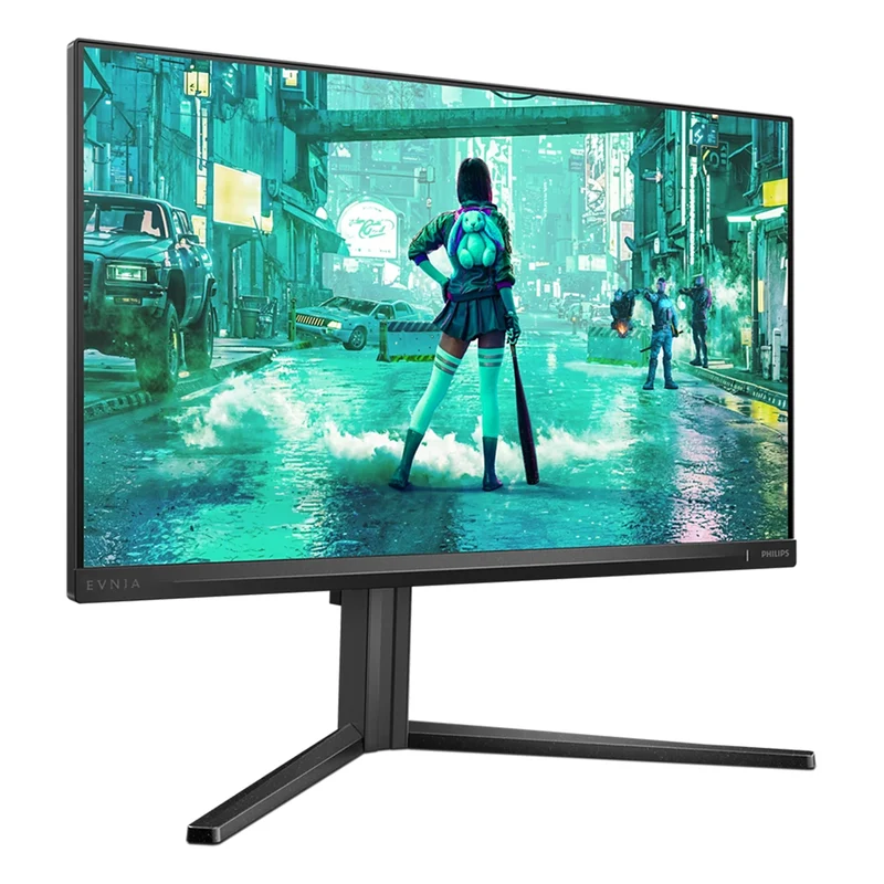 Philips Evnia 24M2N3200A/01 23.8" FHD (1920x1080) 180Hz 1ms GTG Fast IPS Gaming Monitor with Height, Tilt, Swivel & Pivot Adjustment (Charcoal)
