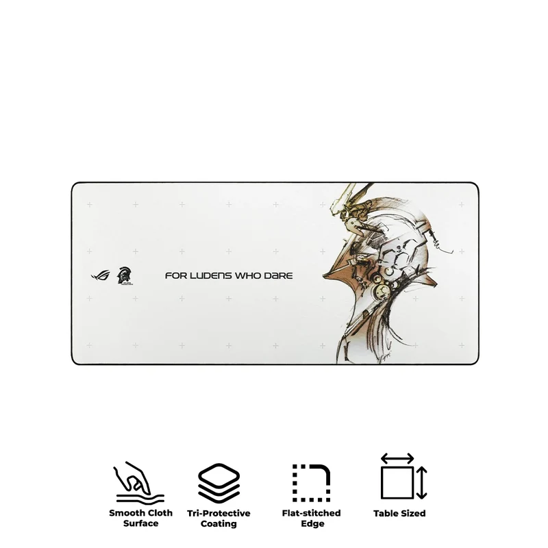 Asus ROG Scabbard II XXL Mouse Pad (White - Kojima Ed.) (NC21)