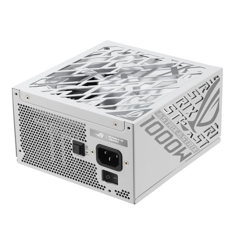 Asus ROG Strix 1000W Platinum PCIe 5.0 ATX 3.1 Gaming Power Supply (White)
