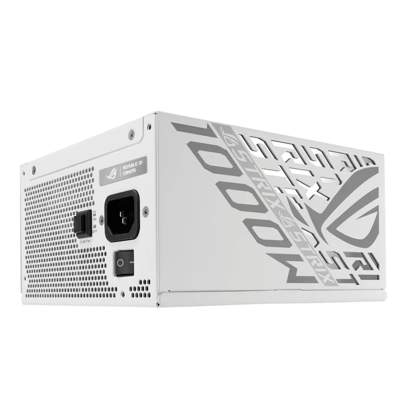 Asus ROG Strix 1000W Platinum PCIe 5.0 ATX 3.1 Gaming Power Supply (White)