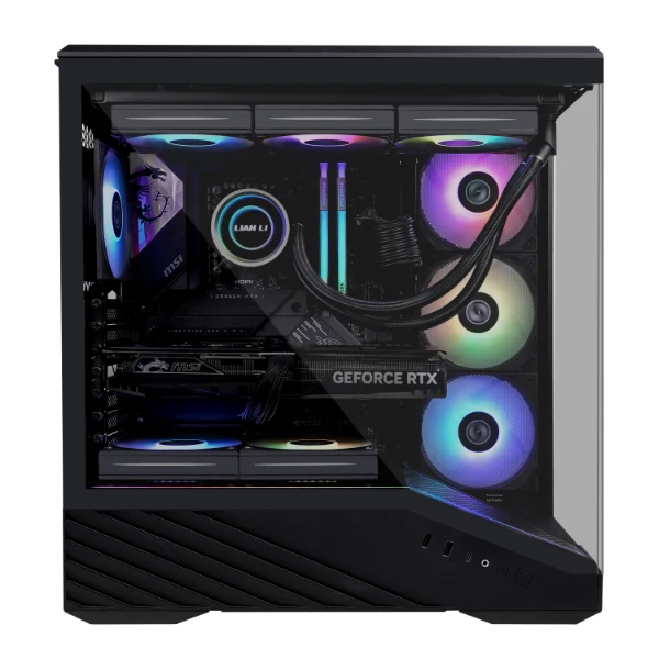 Lian Li Vector V100R Mid-Tower Case (Black, White) (G99.V100RX.01, G99.V100RW.00)