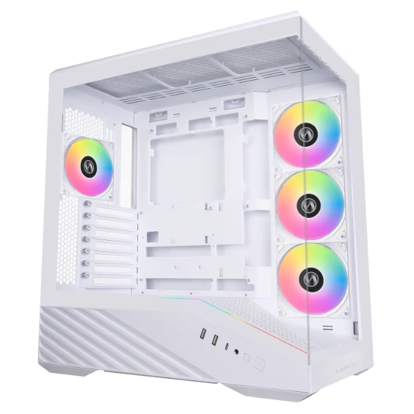 Lian Li Vector V100R Mid-Tower Case (Black, White) (G99.V100RX.01, G99.V100RW.00)