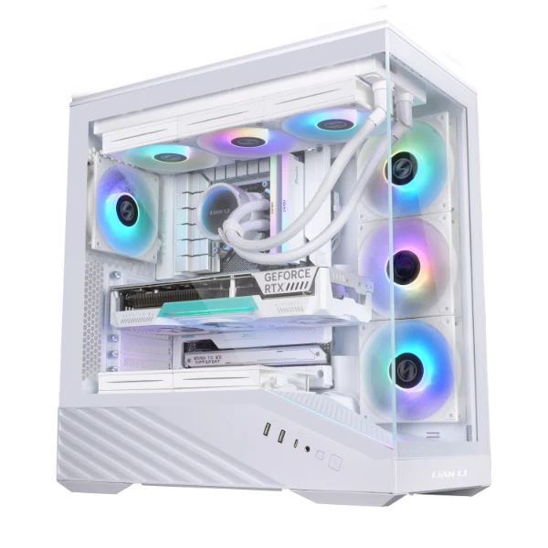 Lian Li Vector V100R Mid-Tower Case (Black, White) (G99.V100RX.01, G99.V100RW.00)